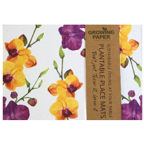 Growing Paper Orchid Place Mats
