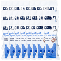 Grumpy Snacks Dry Roasted Chickpeas -  Chocolate x 24