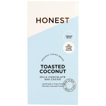 Honest Dark Chocolate 54% with Toasted Coconut
