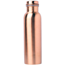 Just Copper Smooth Copper Water Bottle (Matte) 