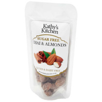Kathy's Kitchen Crispy Coated Almonds with Chai Spice - 50g