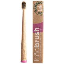 Kindbrush Kiddies Bamboo Toothbrush - Pink