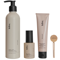 Lelive. Nourishing 3 Step Routine - Revitalise, Plump + Restore Normal to Dry Skin