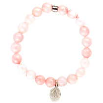 Live Light Rose Quartz Bracelet