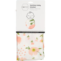 Maccie Bamboo Baby Blanket - Poppy Flower