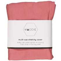 Maccie Multi-Use Stretchy Cover - Misty Pink (Ribbed)