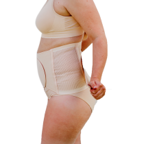 Maternity Mommy Belly Wrap - Nude - M