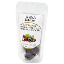 Kathy's Kitchen Raw Honey Chocolate Coated Hazelnuts - 50g