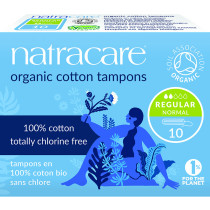 Natracare Organic Cotton Regular Tampons (10)