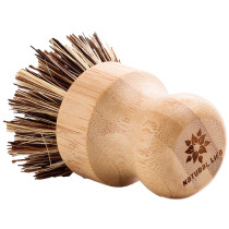 Natural Life Bamboo Scrubbing Brush with Palm Fibre Bristles