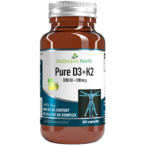 Neogenesis Pure D3 + K2 (1000IU + 100mcg)