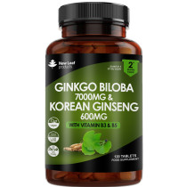 New Leaf Gingko Biloba & Korean Ginseng (120 Tablets)