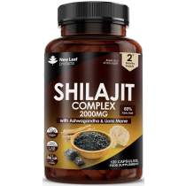New Leaf Shilajit Complex (with Ashwagandha & Lions Mane)