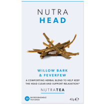 NutraHead Migraine Tea - Willow Bark &Feverfew