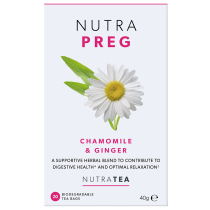 NutraPreg Pregnancy & Wellbeing Tea - Chamomile & Ginger