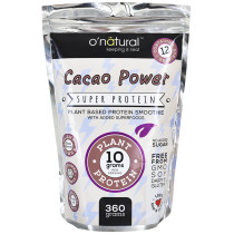 O'Natural Cacao Power Protein Smoothie Mix - 360g