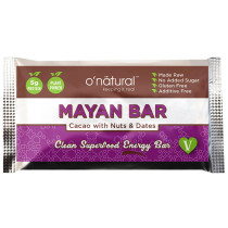O'Natural Raw Chocolate Superfood Bar - Mayan Gold