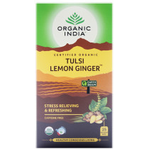 Organic India Tulsi Lemon Ginger Tea