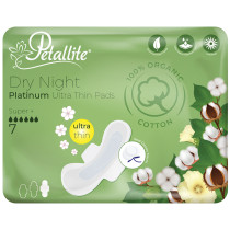 Petallite Organic Sanitary Pads - Night
