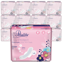 Petallite Platinum Day Pads x 12