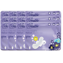 Petallite Organic Sanitary Pads - Night x 12