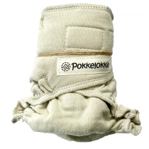 Pokkelokkie Oatmeal Fitted Cloth Diaper - S