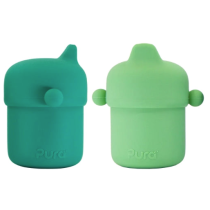 Pura My-My Sippy Cups  - Mint/Moss