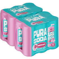 Pura Sparkling Soda - Pomegrante x 12