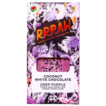 Rrraw Coconut White Chocolate - Deep Purple
