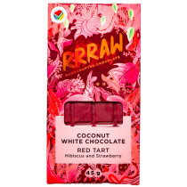 Rrraw Coconut White Chocolate - Red Tart