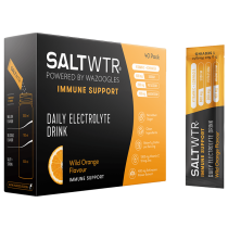 SaltWTR Wild Orange - Sugar-free Electrolytes - Immune Support Hydration - 40 pack