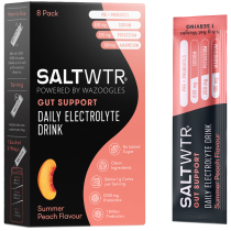 SaltWTR Summer Peach - Sugar-free Electrolytes, Gut Support Hydration
