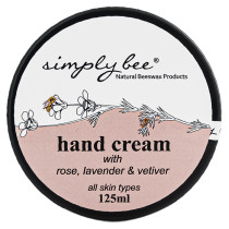 Simply Bee Hand Cream - Rose, Lavender & Vetiver