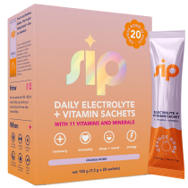 Sip Daily Electrolyte & Vitamin Sachets Orange Bomb
