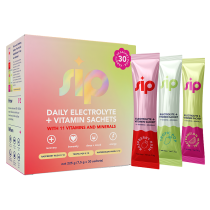 Sip Daily Electrolyte & Vitamin Sachets Variety Edition 2 - Tropic Pop .Raspberry Rush · Watermelon Whirl