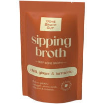 Bone Broth Guy Sipping Broth Beef Bone Broth - Chilli, Ginger & Turmeric 