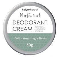 Kalyan Herbal Natural Deodorant Cream - Frankincense, Cedarwood & Lemongrass