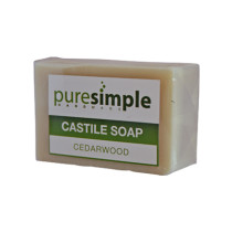 Pure Simple Cedarwood Castile Soap