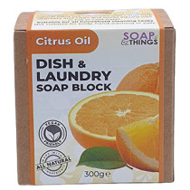 Soap n Things Dish & Laundry Soap Block - Citrus