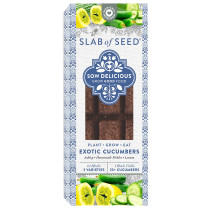 Sow Delicious Slab of Seed - Exotic Cucumbers
