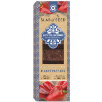 Sow Delicious Slab of Seed - Heart Peppers