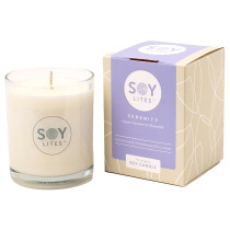 Soylites Frosted Aromatherapy Candle - Serenity, 220ml
