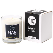 SoyLites Man Candle with Sandalwood & Patchouli