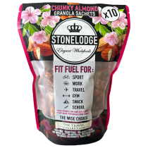 Stonelodge Chunky Almond Granola Sachets (10s)