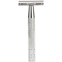 The Great Living Co Premium Double Edge Safety Razor Plus Blades - Silver