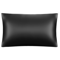 The Silk Lady Silk Pillow Case - Black