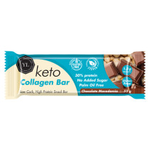 Youthful Living Keto Collagen Bar - Chocolate Macadamia