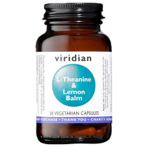 Viridian L-Theanine & Lemon Balm 30 Capsules
