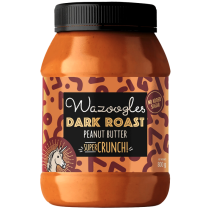 Wazoogles Dark Roast Super Crunchy Peanut Butter, 800g