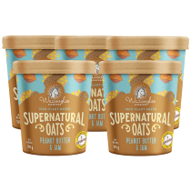 Wazoogles Supernatural Oats Pot - Peanut Butter & Jam x 5
